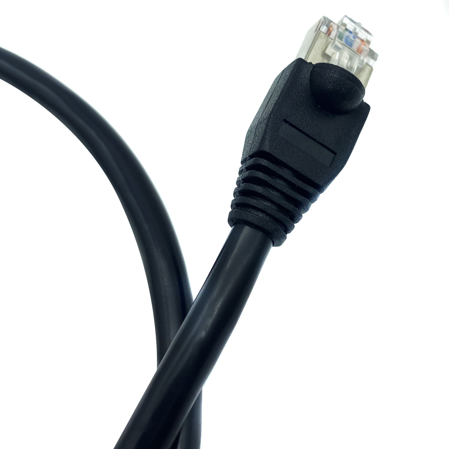 CAT5e UTP كابل LAN غير محمي نحاسي أسود رمادي أزرق OEM