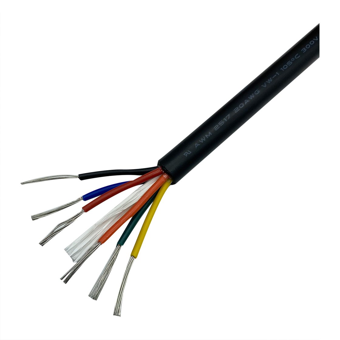 UL2517 105 ℃ 300V PVC غمد كابل إمداد الطاقة النحاس المعلب