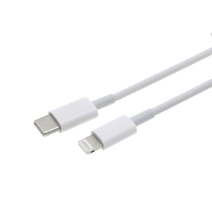 كابل مزامنة أسود أبيض 1M 2M USB C إلى Lightning Cable OEM